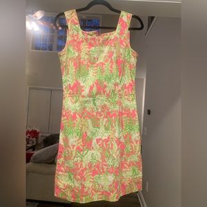 Pink and Green Lilly Pulitzer Dress Size 4